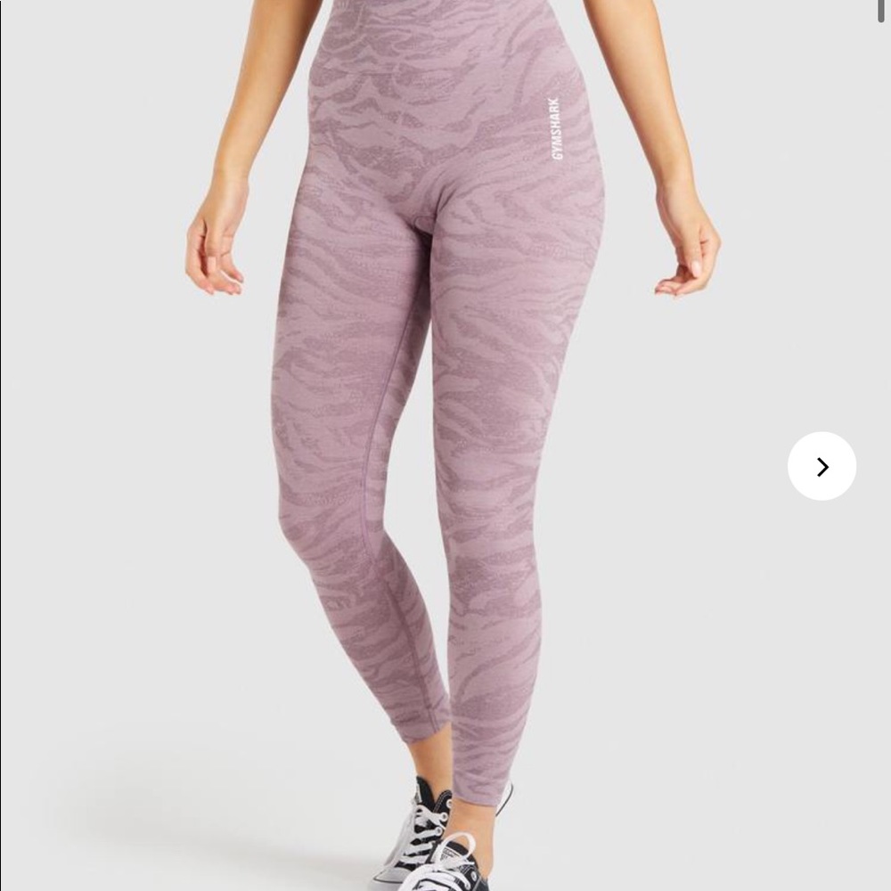 GYMSHARK ADAPT ANIMAL LEGGINGS PURPLE